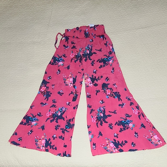Free People Moonlight Garden Floral Bohemian Palazzo pants size S - Picture 2 of 9